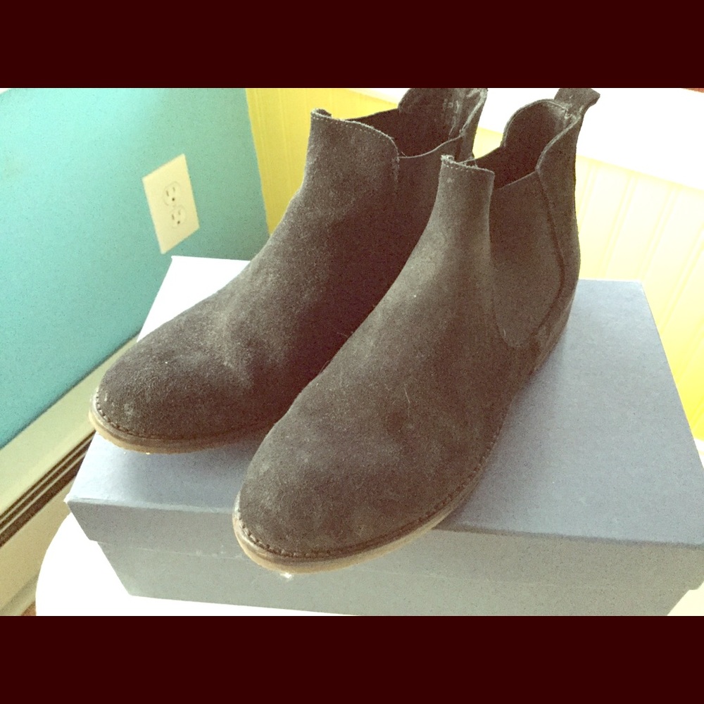 Jack Wills Suede Chelsea Boots, Black UK 8/US 11